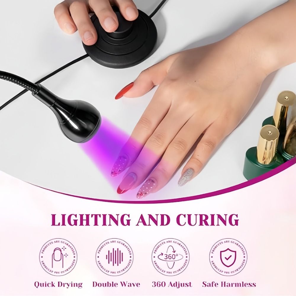 휴대용 5W/3W UV Led 네일 램프 풋 페달 스위 - Uv Led Lamp Nail 리뷰 및 가격