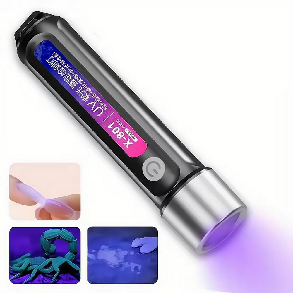 미니 UV LED 블랙라이트 손전등 충전식 네일 램프  - Uv Led Lamp Nail 리뷰 및 가격